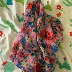Kids floral scarf